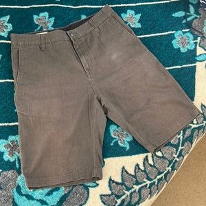 Mens Size 31 Volcom Grey Shorts